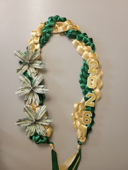 Graduation Ribbon Lei (double lei)