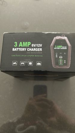 3 AMP BATTERY CHARGER FOR 6V/12V Batteries