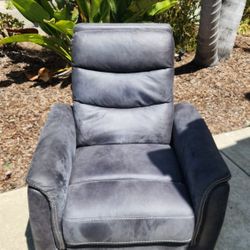 Gray recliner Rocker