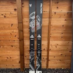 2025 Faction Prodigy 4.0 skis (191cm) w/ Marker Griffon 13 bindings