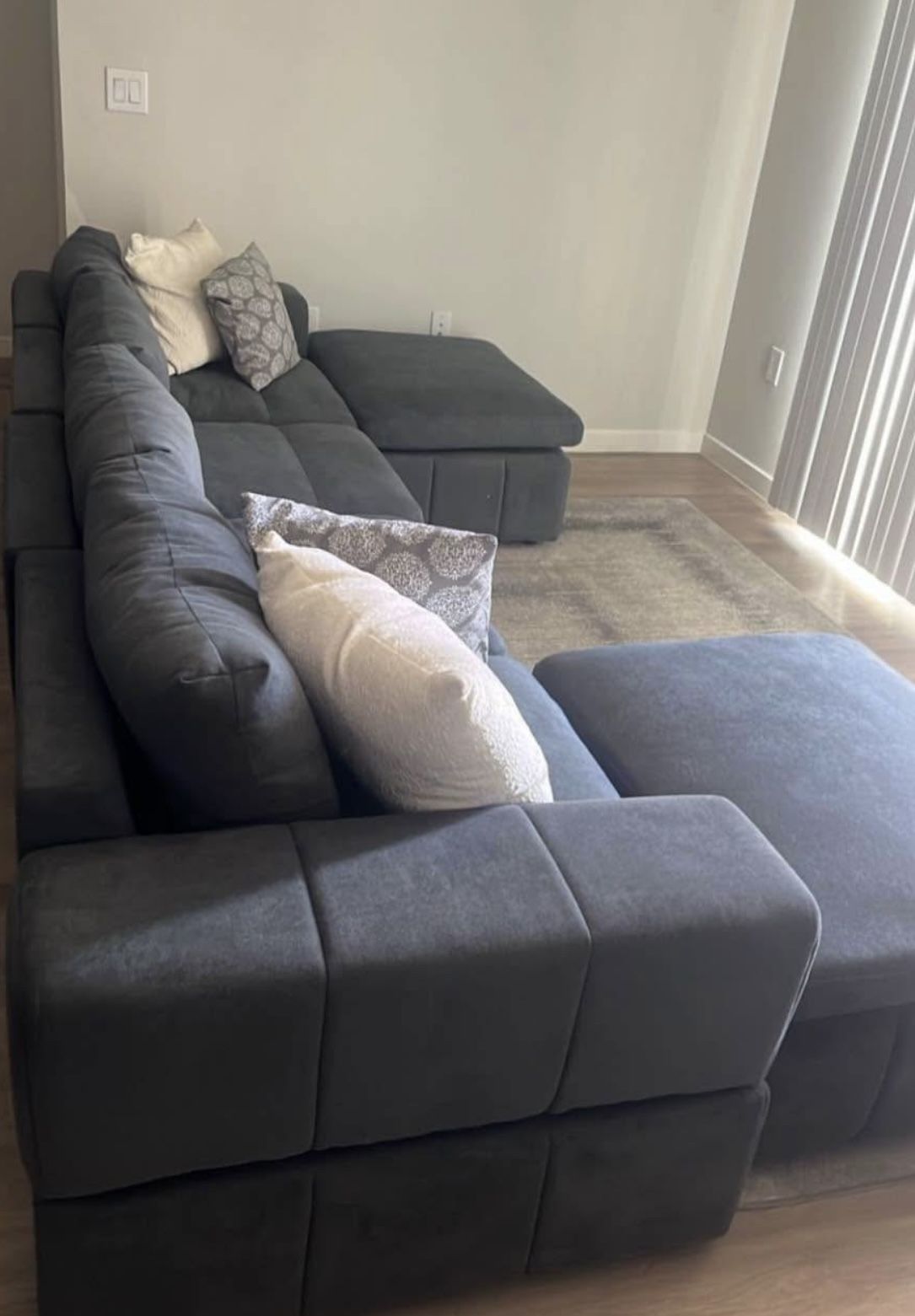 Large Dark Gray Sectional