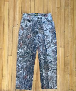 Vintage 90s Cabela's Camo Denim Hunting Men’s Pants 32 Regular Realtree