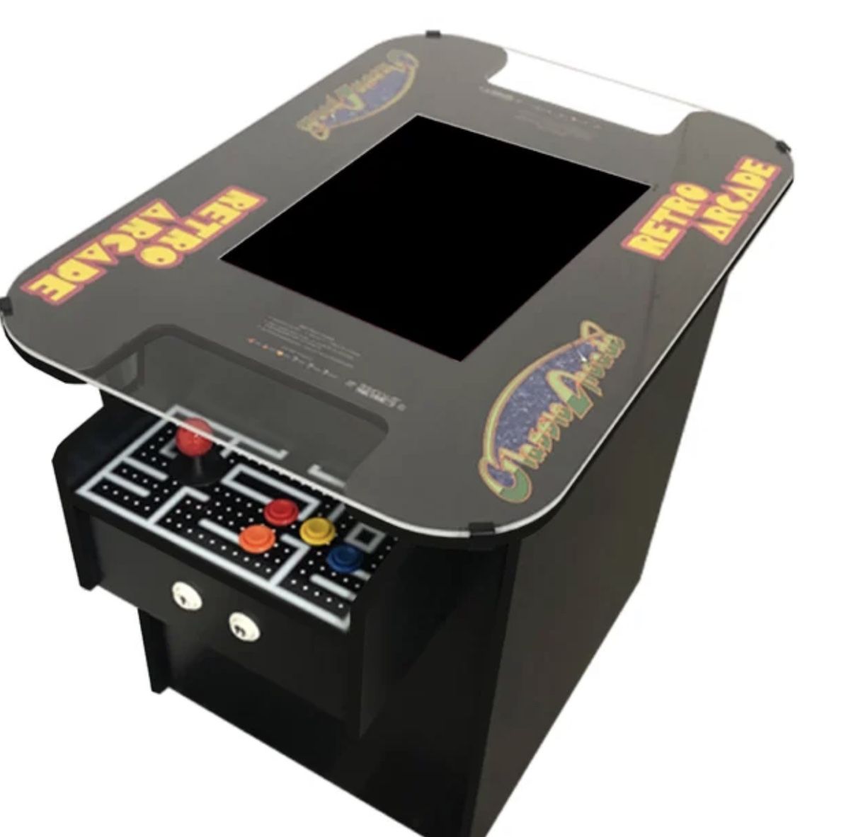 New- 412 Game Cocktail Arcade Table 2 player - Retro Game Play - Great For Family Fun!!!!