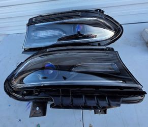 15-22 Dodge Charger LED DRL Projector Headlights Luces Focos Micas Faros Faroles Headlamps