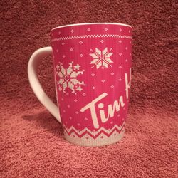 NEW 2015 TIM HORTONS SNOWFLAKE SWEATER MUG