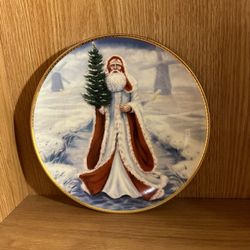 Vintage Kris Kringle History of Santa Claus Collectible Plate Duncan Royale Ltd Edition