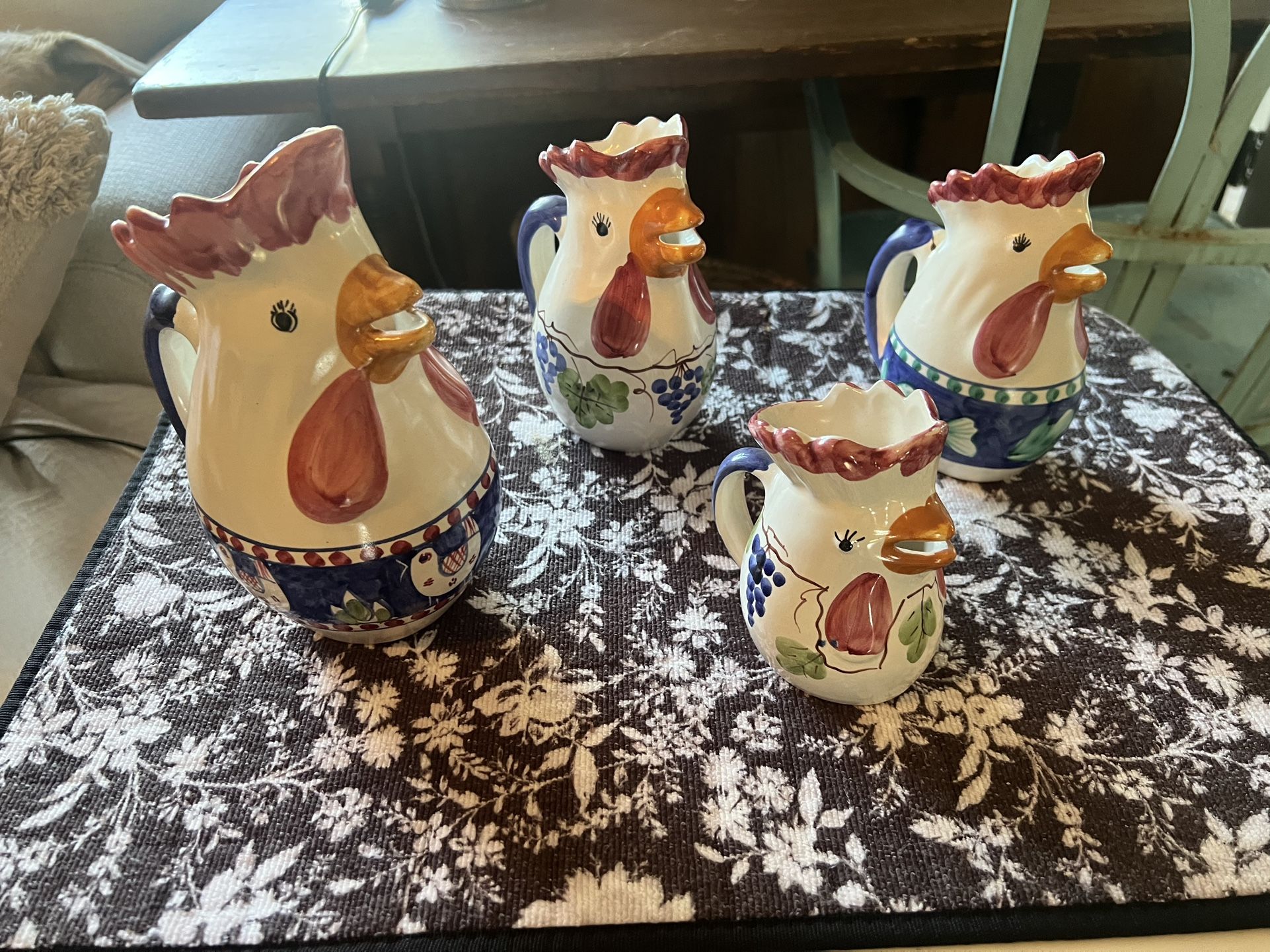 Vintage Giovanni Vetri Rooster RoosterCreamer/Pitchers