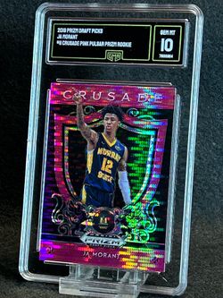 2019 Prizm Draft Picks 💥 Ja Morant 💥 Crusade Pink Pulsar Prizm Rookie GMA 10 💎 Mint - Memphis Grizzlies