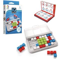 The SmartGames IQ Focus Brain Teaser Puzzle Game is a challenging and engaging toy designed to stimulate the brain with 120 different puzzles. The irr