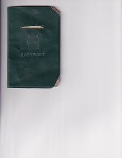 Vintage 1960s Rhodesian Bush War Passport