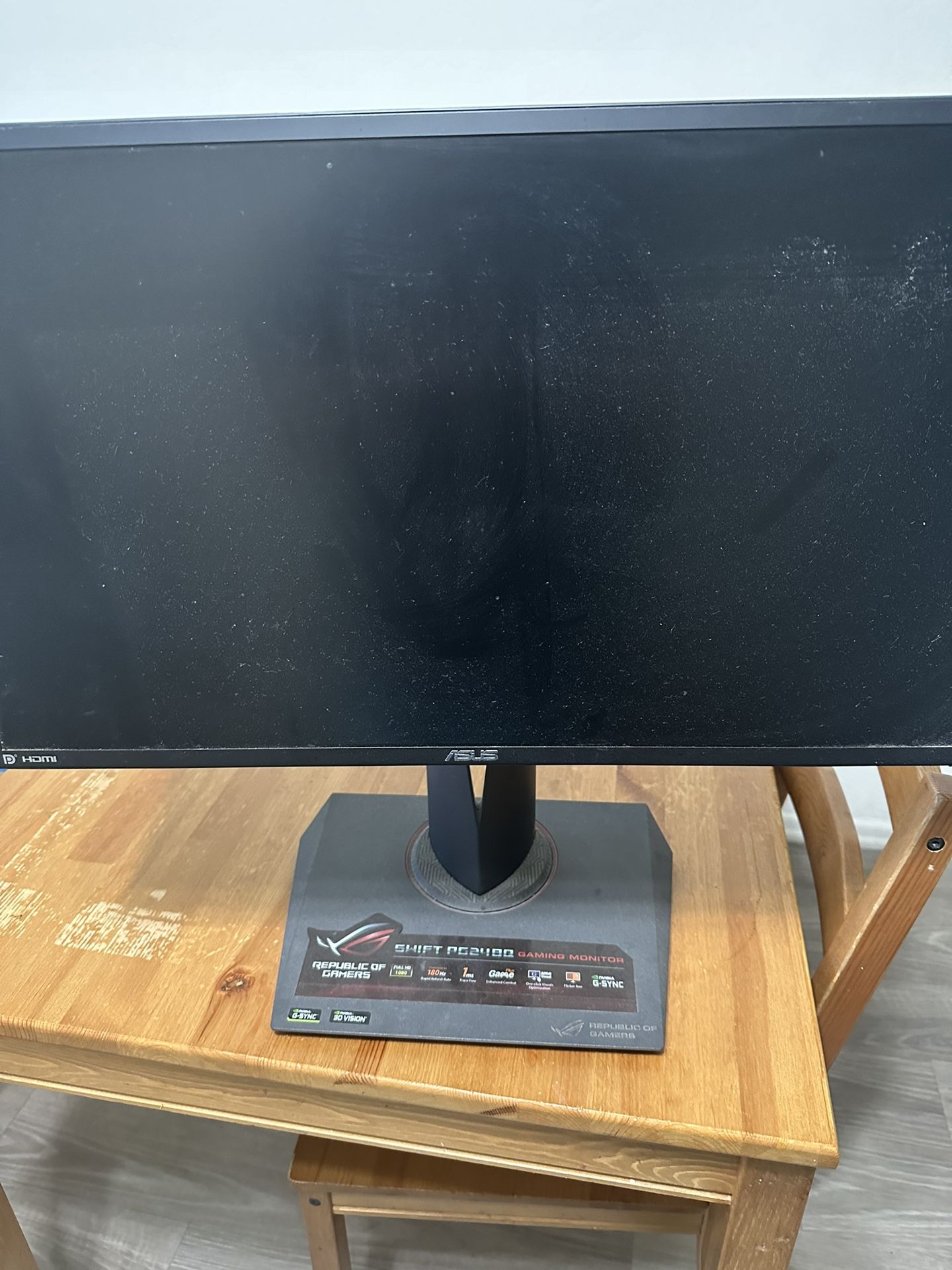 Asus ROG Swift PG248Q 180 Hz Gaming Monitor