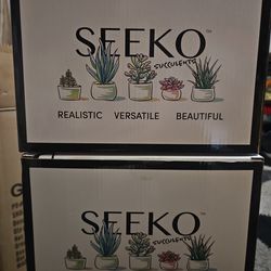 Succulents Artificial Plants in Ceramic Pots (2