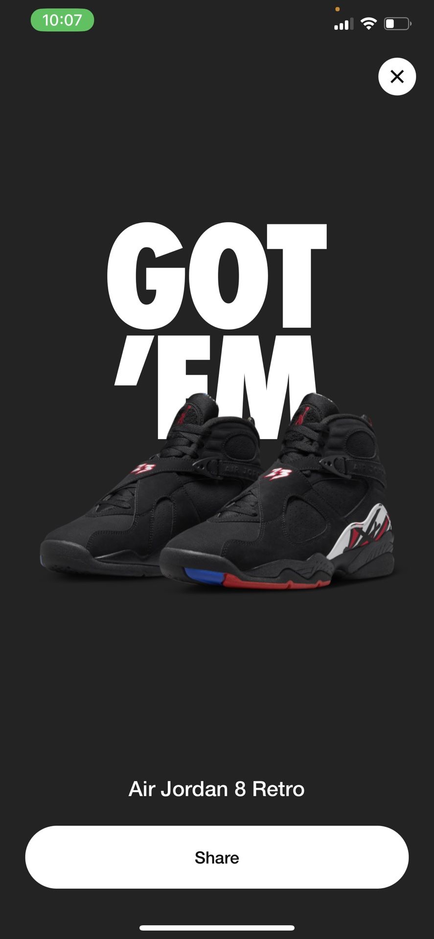 Jordan Playoff 8
