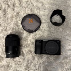 Sony A6400 w/ 18-135 Lens + ND Filter + Camera Bag