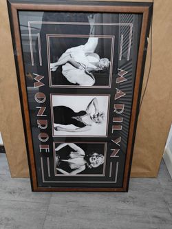 Marilyn Monroe Framed Wall Art – 20” x 34” – Hollywood Retro Decor