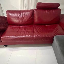 Leather Sofa 