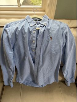 Ralph Lauren Custom Fit Blue Oxford