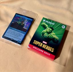 MTG Marvel Super Heroes Loki San Diego Comic Con Promo + Hulk Welcome Deck