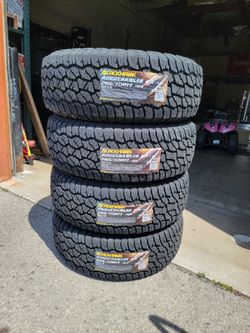 265 70 17 ALL TERRAIN TIRES TACOMA 4RUNNER TUNDRA SEQUOIA SILVERADO SUBURBAN AVALANCHE TAHOE SIERRA F150 RAM TITAN