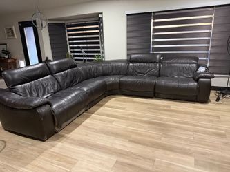 Large Power Reclining Sectional Couch