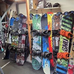 Snowboard With Bindings 