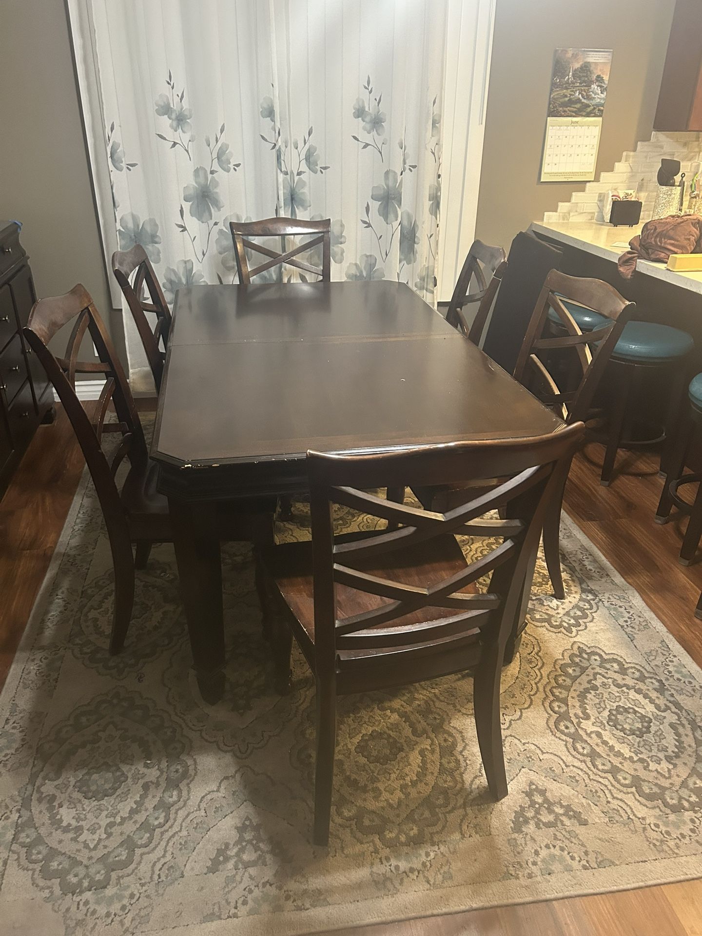 Six Person Dining Room Table