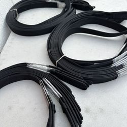 Lot of 150 Bianchi Black Model 7205 Nylon Liner Belt Men's Size M 34"-40"