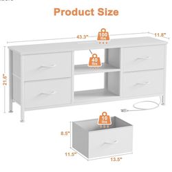 TV Stand dresser With Drawers 
