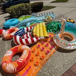 Pool and beach floats. All Include 