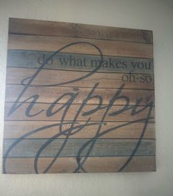 Rustic Wood Plank Wall Sign