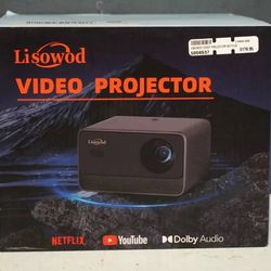 Lisowod 4k home theater projector with apps $45