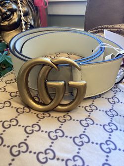 Gucci GG Marmont Wide Leather Belt