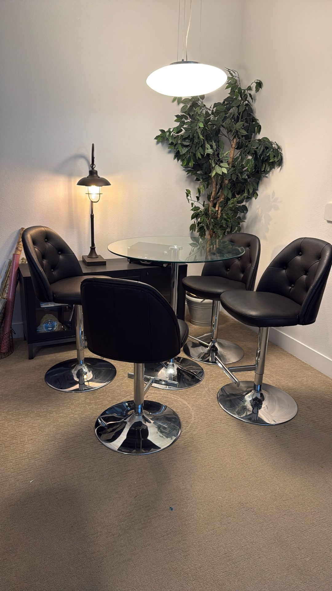 Modern Glass Dining set