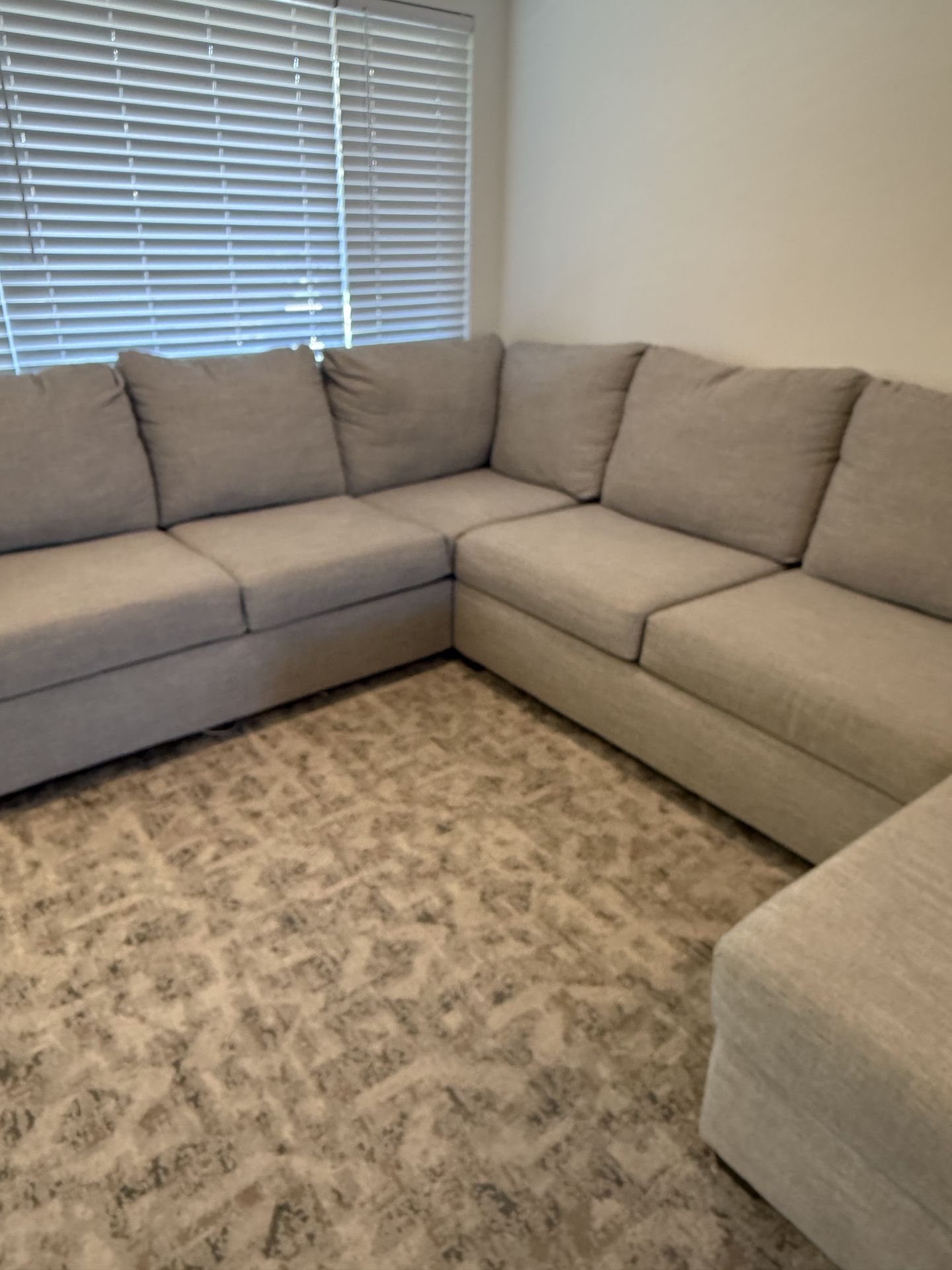 Large Sectional Couch with Chaise Lounge 140”x120”