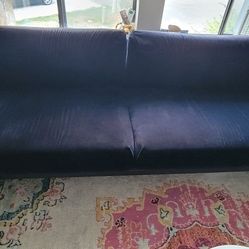Blue Velvet Couch