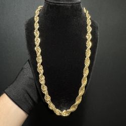 18K Gold filled Rope chain