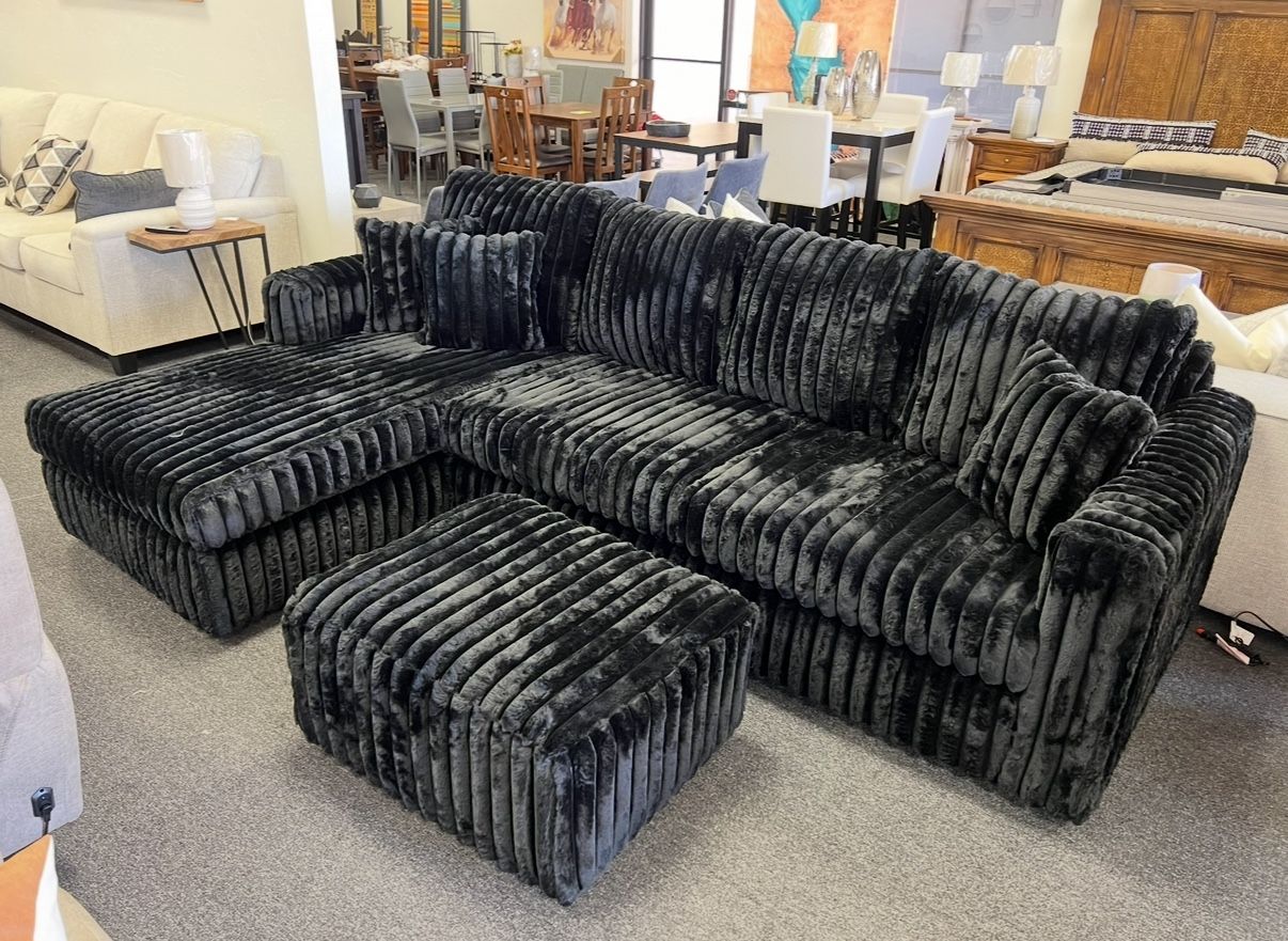 Sectional With Ottoman