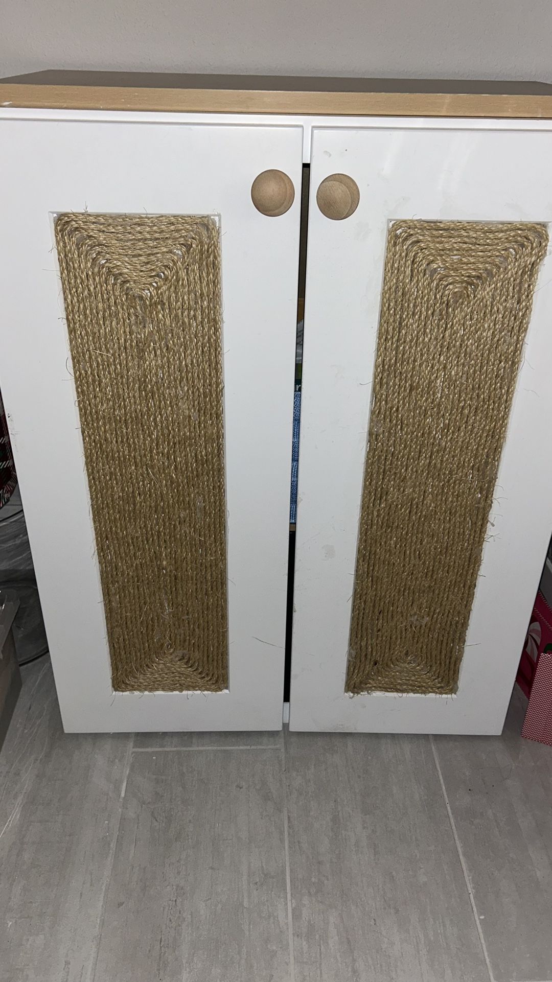 Boho Accent Kitchen Cabinet