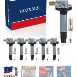 NEW OPEN BOX Ignition Coils UF646 and Iridium Spark Plug SP534 Replacement for Ford And Lincoln 