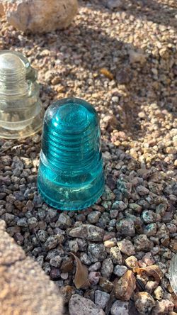 41 Vintage Glass Telegraph Insulators