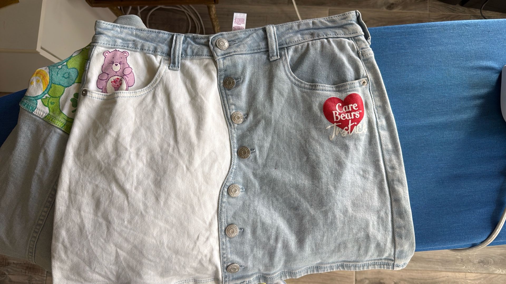 Care Bears Denim skirt and jacket set