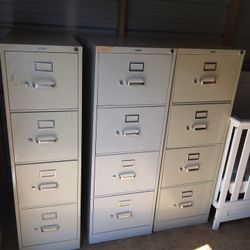 4 Drawer File Cabinets 