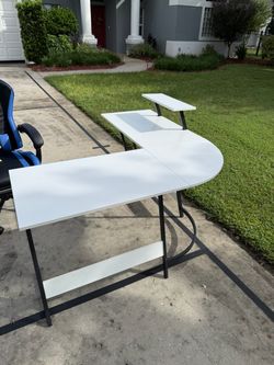 L shaped desk