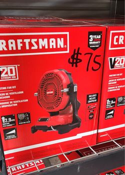 Misting Fan Kit+Battery +Charger Craftsman Fan