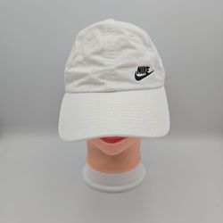 Nike Heritage86 White Adjustable StrapbackHat OSFM