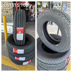 205/75/15 205-75-15 Brand New Trailer Tires 10ply Installed $100 Pick up $90 We Finance Financiamos ‼️