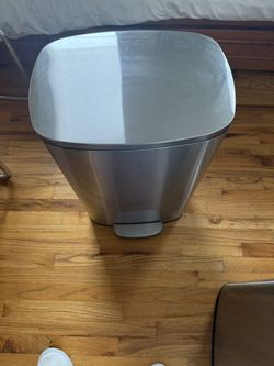 Simplehuman Brushed Stainless Steel Trash Can