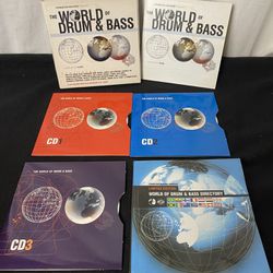 Formation Records Presents The World Of Drum & Bass 3 CD Set w/ Book 1999 (Rare Collectors Item!)