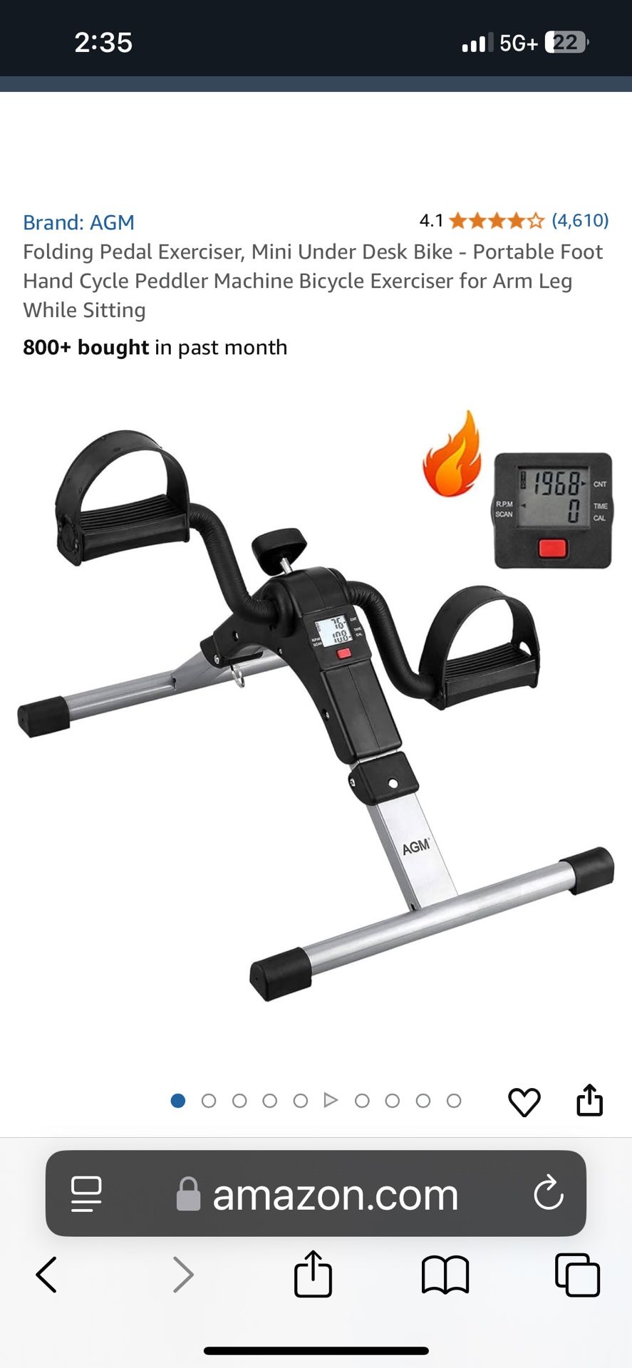 Foot Pedal Exercise