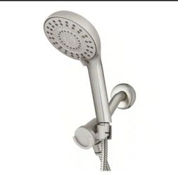 Waterpik 8-Spray Wall Mount Magnet Assist Multi Height Handheld Shower Head 1.8 GPM in Brushed Nickel
